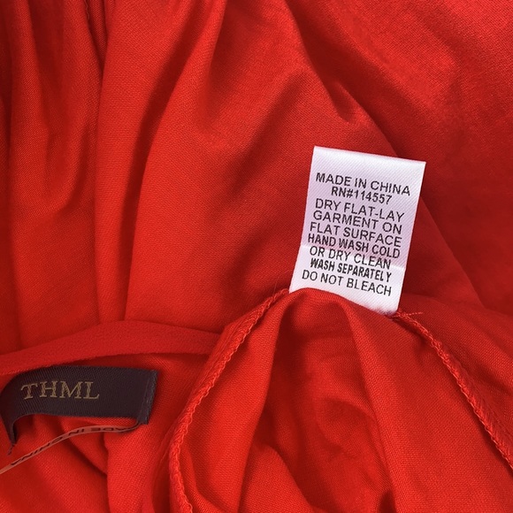 ⭐️ Bogo ⭐️ 🍓 THML coral red sz XS mini stretch dress - Picture 11 of 11